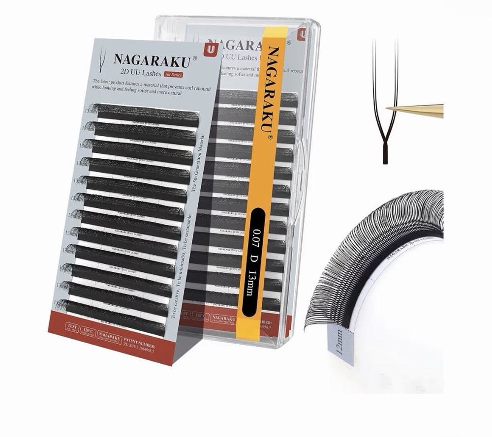 NAGARAKU lashes lot. 116 trays different sizes. All in the description.